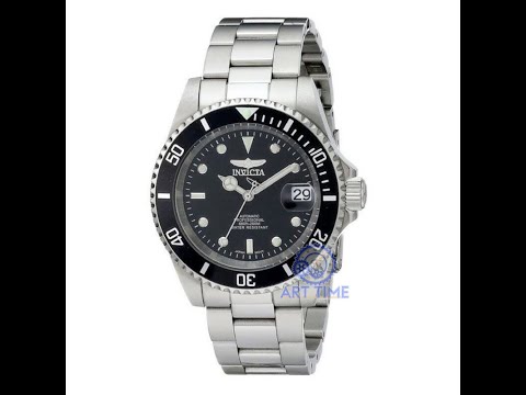 Видео: Видео обзор механических часов Invicta Automatic Pro Diver 200M Black Dial 8926OB