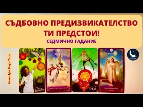 Видео: 🌟СЪДБОВНО ПРЕДИЗВИКАТЕЛСТВО ТИ ПРЕСТОИ!🌟Седмично Гадание (18-24.08.25)🌟 | Timeless ✨