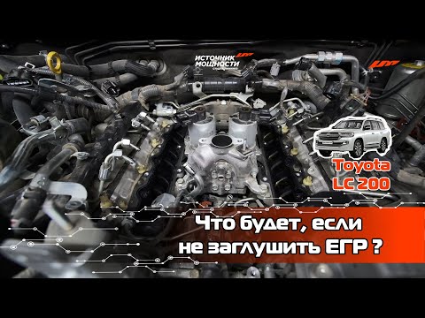 Видео: Что будет, если его не заглушить ЕГР??? LC 200, что внутри? Источник Мощности. Моем и Глушим ЕГР!!!