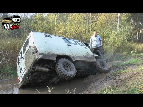 Видео: Так бывает, когда девиз Слабоумие и отвага! офф роад уаз буханка и уаз 469 на бездорожье 2022