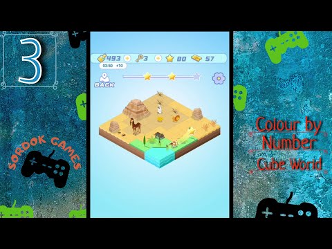 Видео: Colour by Number - Cube World➤Часть 3➤Прохождение