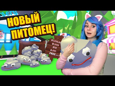 Видео: Я УДОЧЕРИЛА КАМЕНЬ! Adopt me Roblox