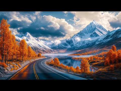 Видео: Красивая расслабляющая музыка 🍁 Осенний пейзаж октября для исцеления и медитации