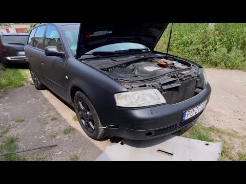 Видео: Audi A6. Ремонт бампера від стяжок до ідеалу.