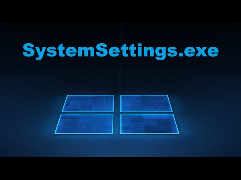 Видео: SystemSettings.exe – Что это за процесс в Windows 11/10?