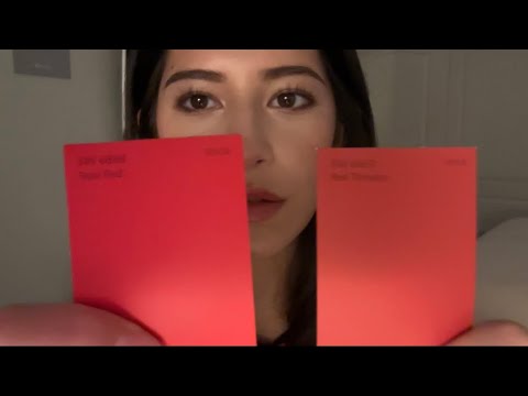 Видео: какой из них "настоящий красный"? (асмр)