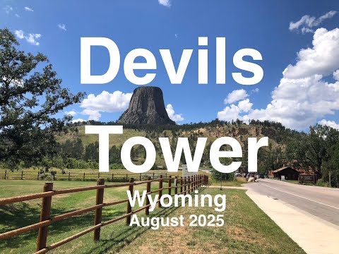 Видео: Башня дьявола, Вайоминг | Dewils Tower, Wyoming