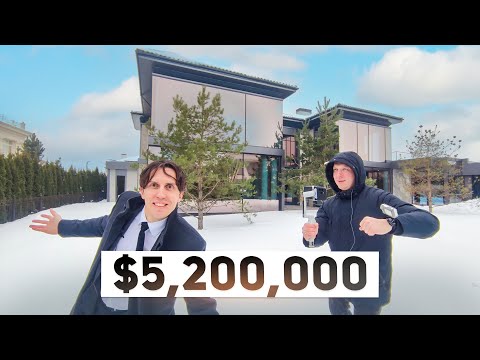 Видео: Новый формат обзора! Дом-обсидиан 800 м2 с бассейном в современном стиле