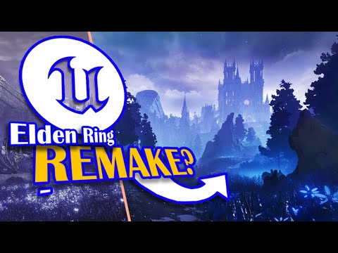 Видео: Я скопировал Миядзаки, чтобы переделать Elden Ring… на Unreal Engine 5