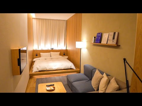 Видео: Проживание в первом отеле MUJI HOTEL GINZA в Японии.