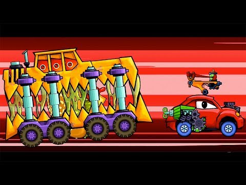 Видео: КРАСНАЯ МАШИНКА против ХИЩНЫХ МАШИН #2 мультик по игре Car Еats Car 2