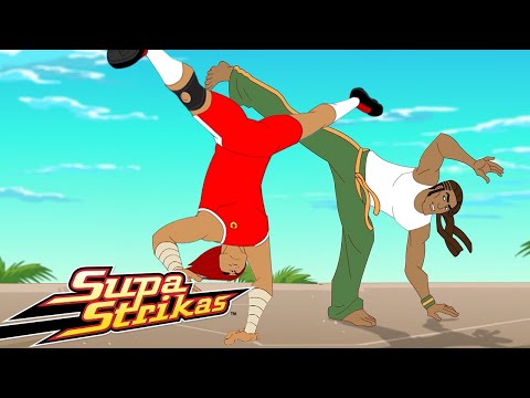 Видео: Пляжный футбол наизнанку: как капоэйра спасла Тайгера | Мультфильм про Футбол - Супер Страйкеры