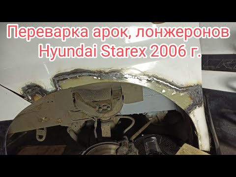 Видео: Переварка арок, лонжеронов Hyundai Starex 2006 г. 20 т.