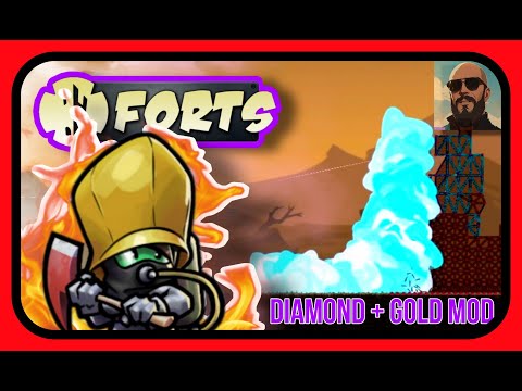 Видео: Forts - ПОЛНЫЙ РАСКУМАР!!! Gold mod + Diamond mod ИМБА ВМЕСТЕ!!! #forts #фортс #ЛысыйДядь