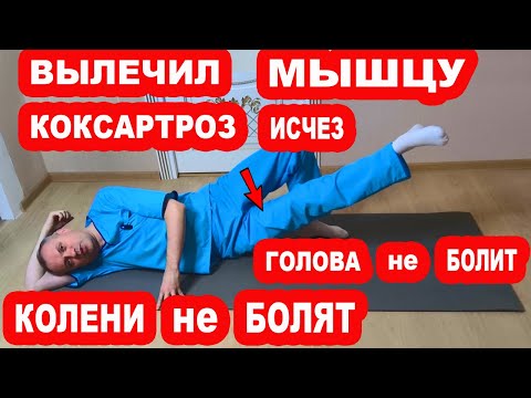 Видео: Вылечи эту мышцу и уйдет БОЛЬ в ТАЗОБЕДРЕННЫХ СУСТАВАХ. КОЛЕНИ не болят! КОКСАРТРОЗА не будет!