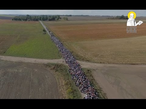 Видео: Крестный ход из Каменец-Подольского. Последний день перед входом в Почаев