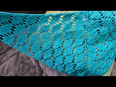 Видео: Классная ажурная шаль