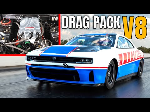 Видео: Dodge Charger Hustle Stuff Drag Pack 2025 года: двигатель Hemi с наддувом, двигатели Sub-8, всего...