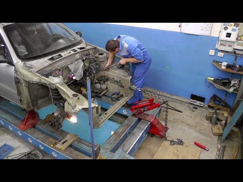 Видео: Daewoo Lanos.  Вытяжка морды.