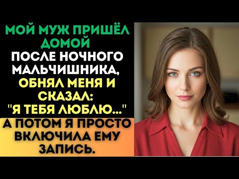 Видео: Муж пришёл домой, сказал, что любит меня — а потом я включила ему запись...