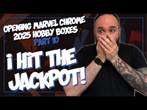 Видео: БЕЗУМНЫЙ 1:42,932 МЕГАХИТ! - Marvel Topps Chrome 2025 3x Hobby Box Открытие