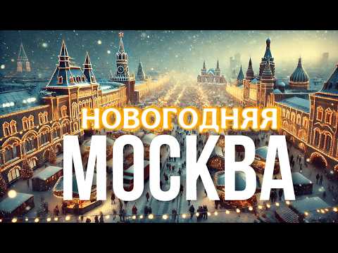 Видео: МОСКВА НОВОГОДНЯЯ: ГУМ, Красная площадь, Никольская! 🎄✨