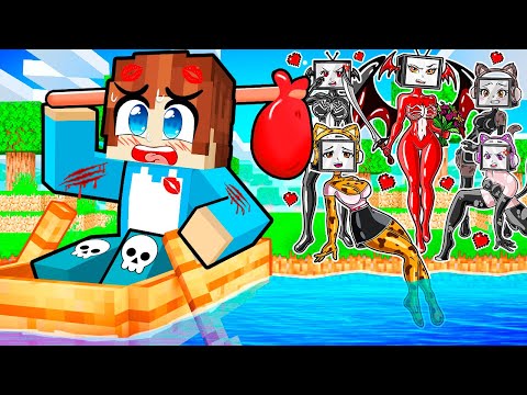 Видео: ВЫЖИВАНИЕ НА ОСТРОВЕ ВСЕХ ТВ ВУМЕН В МАЙНКРАФТ! КРАСЯ TV WOMAN MINECRAFT
