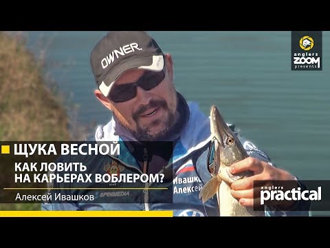 Видео: ЩУКА ВЕСНОЙ: Как ловить на карьерах воблером? Алексей Ивашков. Anglers Practical