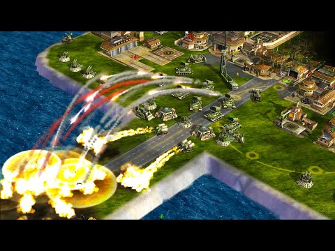 Видео: Китай со специальным оружием — 1 против 5 Hard Army C&C Generals Zero Hour — Игровой процесс