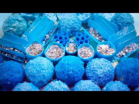 Видео: ▶ Мыло с Крахмалом 💙 АСМР РЕЛАКС 🤤 Мыльные шарики 🔵 Корзинки / Пластины