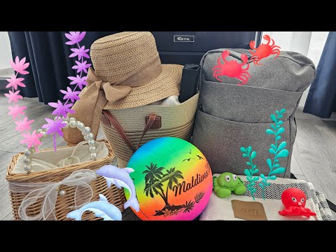 Видео: Пригответе багажа за морето с мен 🧜‍♀️🐬🐚🪸🌴🌞🏖