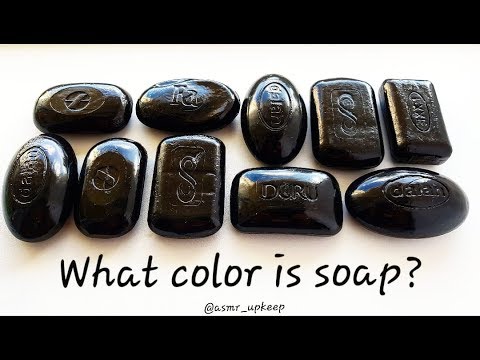 Видео: Dry Soap carving asmr, no talking. Cutting lacquered soap. Резка мыла. GUESS THE COLOR