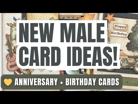 Видео: Как использовать фотографии на открытках ручной работы | 3 идеи для мужских открыток | Уникальные...