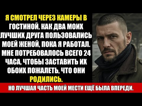 Видео: Я СМОТРЕЛ ЧЕРЕЗ КАМЕРЫ В ГОСТИНОЙ, КАК ДВА МОИХ ЛУЧШИХ ДРУГА ПОЛЬЗОВАЛИСЬ МОЕЙ ЖЕНОЙ, ПОКА Я...
