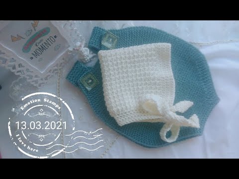 Видео: Чепчик эльф для ребёнка 6-12 месяцев.