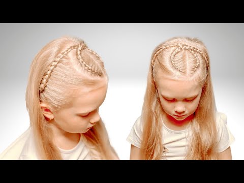 Видео: Косы на распущенных волосах