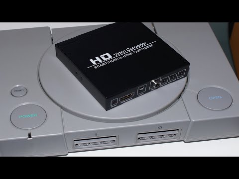 Видео: Обзор RGB to HDMI Video Converter Подключение PS1