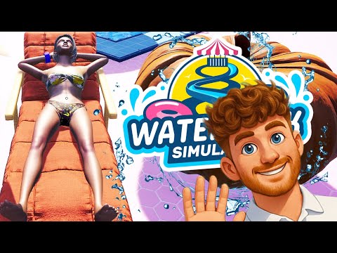 Видео: Новые бассейны | Waterpark Simulator # 17