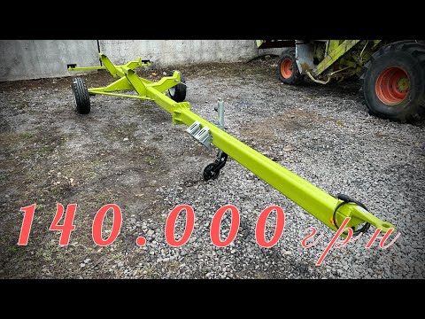 Видео: Візок для жатки CLAAS C750 новий +380 (96) 513 53 39