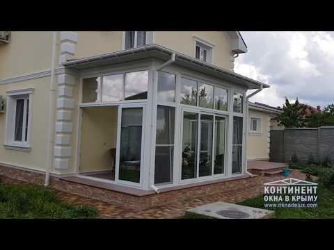 Видео: REHAU EURO-Design Slide – раздвижное остекление веранды