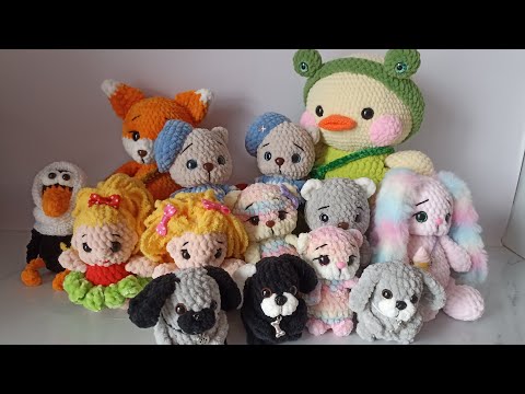 Видео: Готовые работы, немного покупочек. #crochet #амигуруми #вязаныеигрушки 