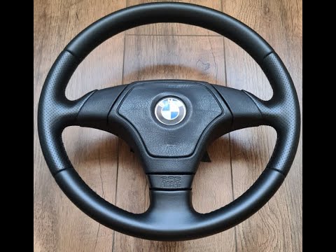 Видео: Чёткая перетяжка руля BMW с перфорацией