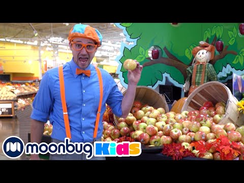 Видео: Блиппи на яблочной фабрике | Moonbug Kids на Русском | Мультики на Русском