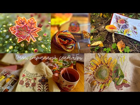 Видео: Странный сентябрь, в котором настроение спасала вышивка и другие маленькие приятности