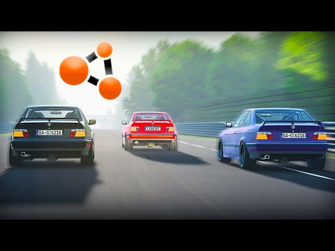 Видео: НА ТРЕХ БМВ по НЮРБУРГРИНГУ на РУЛЯХ в BeamNG MULTIPLAYER | DESTIMAGE