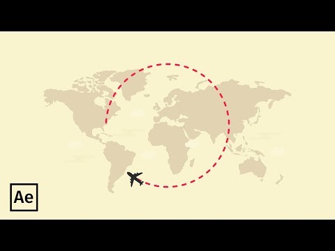 Видео: Анимация движения объектов (слоев) по пути в After Effects