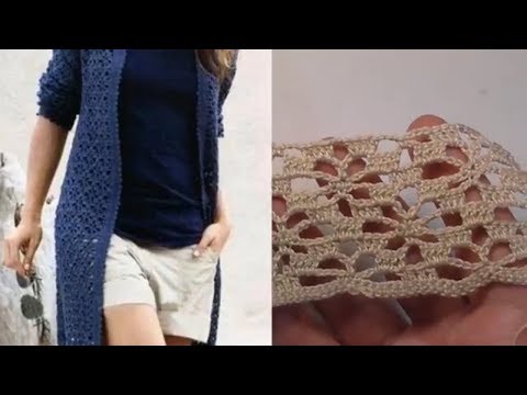 Видео: Шазюбль  Узор к летнему пальто