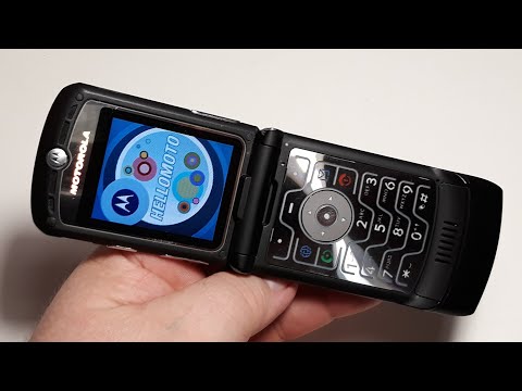 Видео: Motorola V3. Капсула времени Ретро Телефон из Германии black color оригинал как новый (0287)