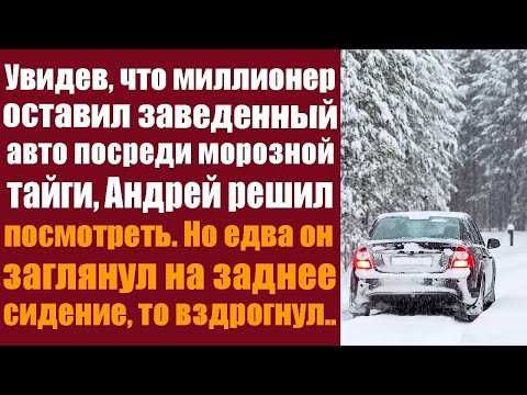 Видео: Увидев, что миллионер оставил заведенный авто посреди морозной тайги, Андрей решил посмотреть  Е