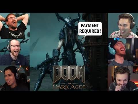 Видео: Реакция стримеров на демона, просящего денег в DOOM: The Dark Ages